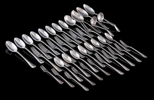 Zilver bestek, van Kempen en Begeer 1963 en 1964 Haags Lofje, Antiek en Kunst, Antiek | Bestek, Ophalen of Verzenden