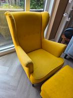 Ikea Strandmon fauteuil geel 2x, Huis en Inrichting, Fauteuils, Ophalen of Verzenden, Gebruikt, 75 tot 100 cm