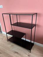 Zwarte wandkast, Huis en Inrichting, Tafels | Sidetables, Ophalen, Zo goed als nieuw, 25 tot 50 cm, Rechthoekig