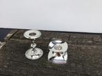 2 verzilverde kandelaars o.a. Keltum, Antiek en Kunst, Antiek | Goud en Zilver, Ophalen of Verzenden