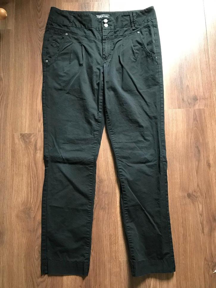 Broek (Only), Kleding | Dames, Broeken en Pantalons, Gedragen, Maat 38/40 (M), Zwart, Lang, Ophalen of Verzenden