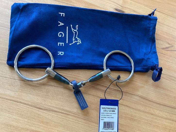 Fager Conny Sweet Iron bit, Dieren en Toebehoren, Paarden en Pony's | Hoofdstellen en Tuigage, Nieuw, Recreatie, Ophalen of Verzenden