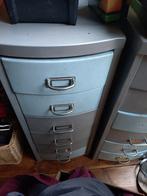 2 Metalen ladekasten dossierkasten compleet, Huis en Inrichting, Kasten | Ladekasten, Ophalen, Minder dan 50 cm, Gebruikt, 5 laden of meer