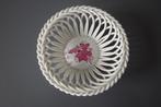 Puntgaaf porseleinen schaaltje / mandje Herend Hongarije, Ophalen of Verzenden, Zo goed als nieuw, Rond, Porselein of Keramiek
