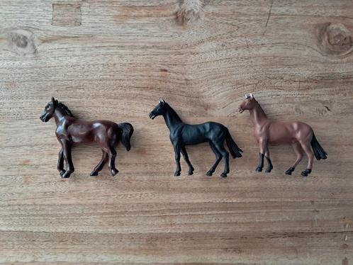 Britains 3 paarden, Hobby en Vrije tijd, Modelauto's | 1:32, Zo goed als nieuw, Tractor of Landbouw, Britains, Ophalen of Verzenden