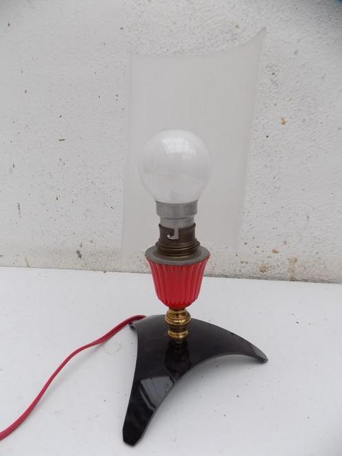 Vintage messing designlamp uit Frankrijk 1950 vintage retro, Huis en Inrichting, Lampen | Overige, Gebruikt, Ophalen of Verzenden