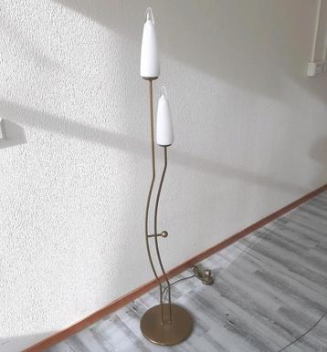 Bankamp Leuchten vintage lamp | stalamp | opalglas beschikbaar voor biedingen