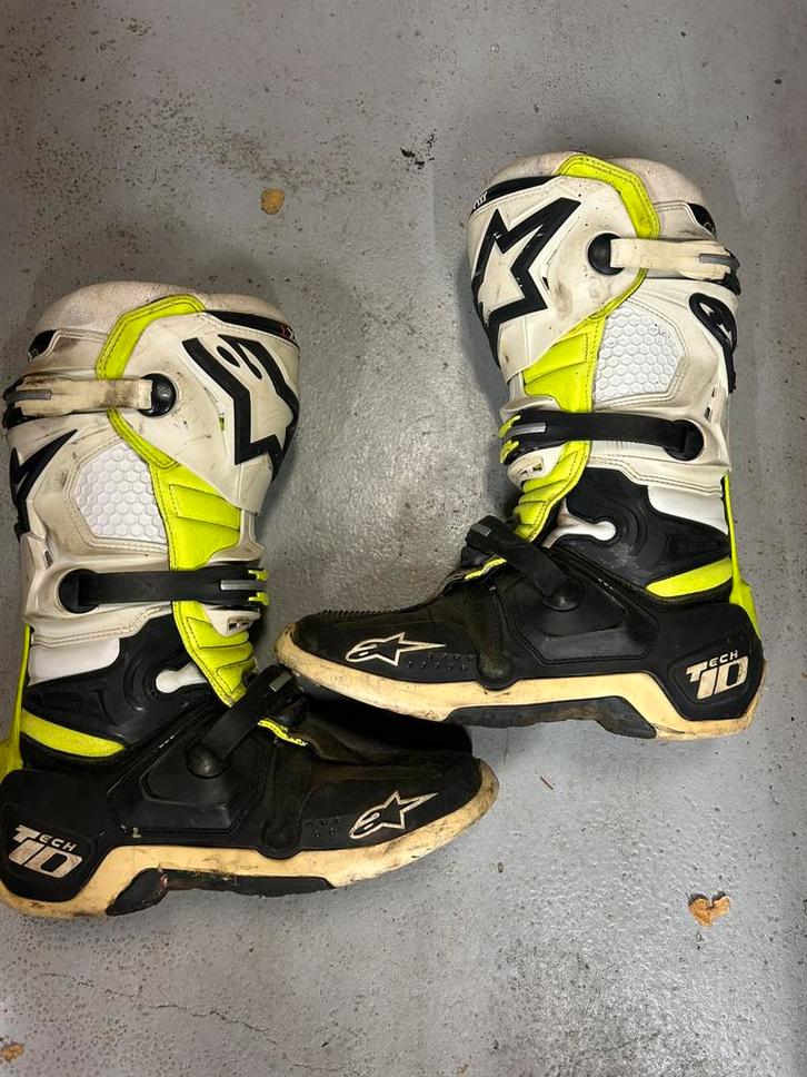 Alpinestars tech 10, Motoren, Kleding | Motorkleding, Laarzen, Tweedehands, Ophalen of Verzenden