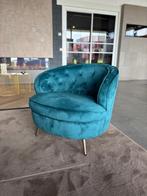 Fauteuil Kleur Blauw 2x, Ophalen, 75 tot 100 cm, Zo goed als nieuw, 75 tot 100 cm
