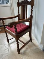 Twee eiken brocante stoelen, Ophalen, Hout, Gebruikt, Twee
