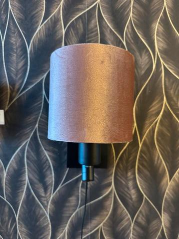2 wandlampjes incl kap beschikbaar voor biedingen
