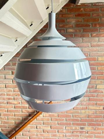 Vintage design hanglamp wit aluminium bol vormig 50cm beschikbaar voor biedingen