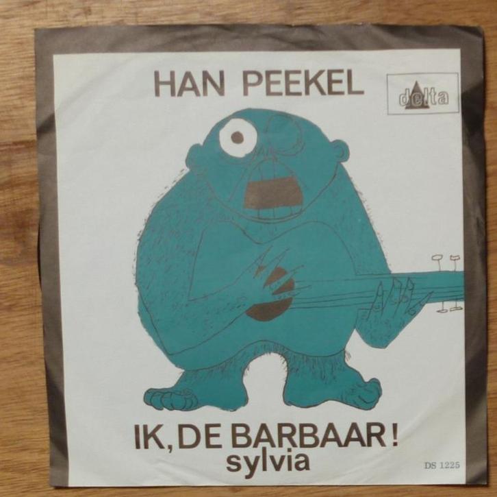 Bijzondere Piraten single HAN PEEKEL ik, de barbaar, Cd's en Dvd's, Vinyl Singles, Zo goed als nieuw, Single, Nederlandstalig