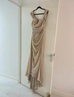 Feestjurk beige flowy, Kleding | Dames, Gelegenheidskleding, Overige typen, Beige, Gedragen, Ophalen