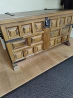 Antiek houten dekenkist 110x47x55, Ophalen, Gebruikt, 25 tot 50 cm