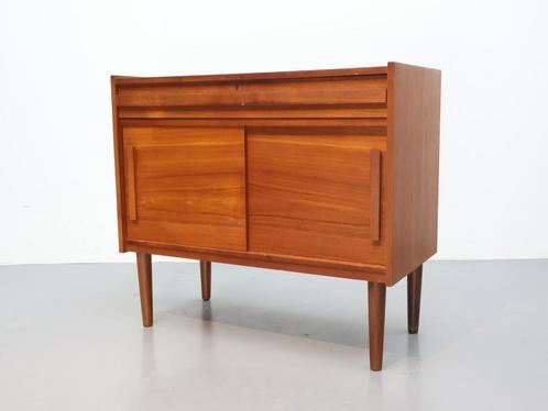 Dressoir | Teak | Royaal Denmark  | Schuifdeuren, Huis en Inrichting, Kasten | Dressoirs, Gebruikt, 50 tot 100 cm, 25 tot 50 cm