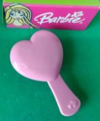 Vintage Barbie"Heart Family"Borstel Roze Hartje, Verzamelen, Poppen, Gebruikt, Ophalen of Verzenden, Accessoires