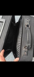 Piloten koffer, 40 tot 60 cm, Wieltjes, 20 tot 30 cm, Zwart