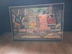Poster met lijst van New York Times Square, Huis en Inrichting, Ophalen, 50 tot 75 cm, Zo goed als nieuw, 75 tot 100 cm