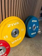 Ziva Bumper Plates Set, Sport en Fitness, Halterschijven, Gebruikt, Niet ingevuld, Niet ingevuld