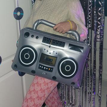 Opblaasbare Radio - 80's feest of carnaval beschikbaar voor biedingen