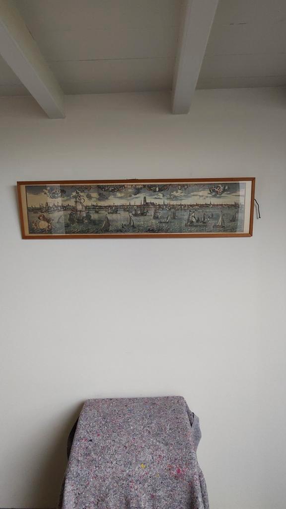 Oude ets van Rotterdam - Groot formaat!, Antiek en Kunst, Kunst | Etsen en Gravures, Ophalen