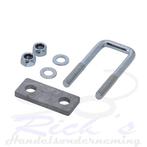 Haakse stroppen ( U-bouten) met een stroppenplaatje, Info@rickshandel.nl, Overige typen, Nieuw, Ricks Handelsonderneming