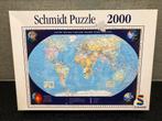 Schmidt Puzzle, onze wereld, Ophalen of Verzenden, Meer dan 1500 stukjes, Zo goed als nieuw
