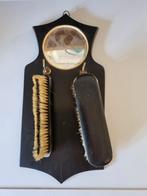 Borstelset met spiegel, Brocante, Antiek en Kunst, Ophalen of Verzenden, Minder dan 50 cm, Minder dan 100 cm