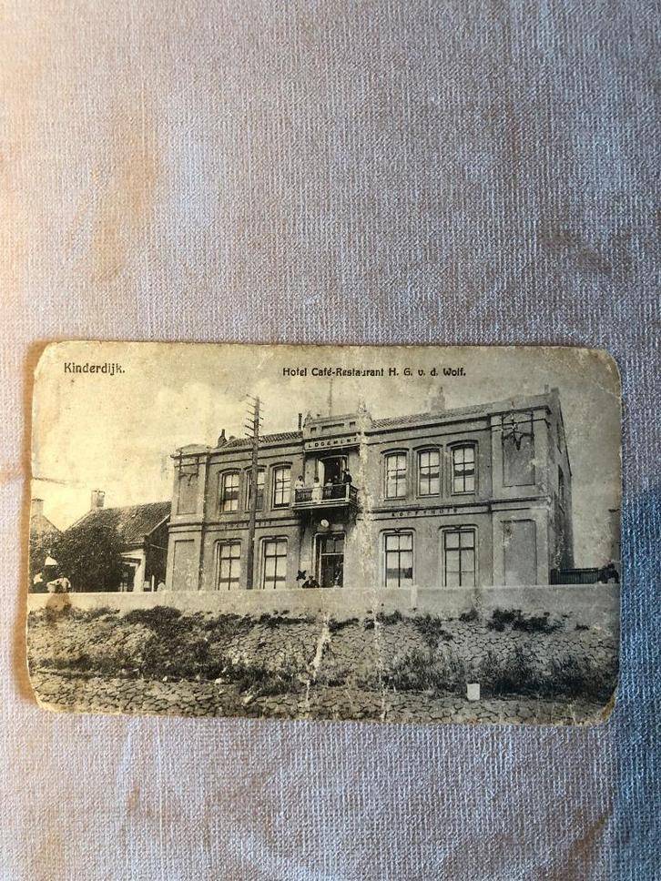 ansichtkaart  Kinderdijk, Verzamelen, Ansichtkaarten | Nederland, Zuid-Holland, 1940 tot 1960, Ophalen of Verzenden