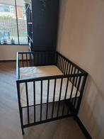 Zwarte baby box, Kinderen en Baby's, Boxen, Ophalen, Zo goed als nieuw, Vierkant, In hoogte verstelbaar