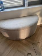 Jysk Halbankje met Opbergruimte - Beige, Huis en Inrichting, Ophalen of Verzenden, Gebruikt, Stof