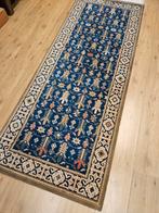 Vintage wollen vloerkleed perzische stijl 235x90, 200 cm of meer, 50 tot 100 cm, Overige kleuren, Gebruikt
