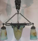 originele art deco pate de verre lamp Muller Luneville 11, Antiek en Kunst, Ophalen