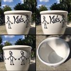 Leuke vintage bloempotten kids bio kamerplanten diverse, Tuin en Terras, Bloempotten, Binnen, Ophalen of Verzenden, Zo goed als nieuw