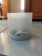 Windlicht voor kaarsen/waxinelichtjes met schelpen en zand., Ophalen, Overige materialen, Minder dan 25 cm