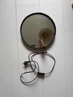 Spiegel wandlamp sissyboy 30 cm zwart goud, Ophalen, Zo goed als nieuw, Metaal, Bohemian