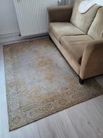 Okergeel vloerkleed met vintage look – 140x200 cm, Ophalen, Gebruikt, Vintage, 150 tot 200 cm