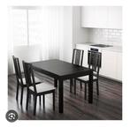 Gebruikte ikea bjursta eettafel kleine variant, Huis en Inrichting, Ophalen, Gebruikt, Minder dan 4 stoelen