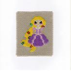 kaart met geborduurde Rapunzel (399), Ophalen of Verzenden, Nieuw, Disney