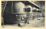 AK Rotterdam - Maastunnel, Groep van 4 persventilatoren, Verzenden, 1940 tot 1960, Ongelopen, Zuid-Holland