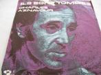 Charles Aznavour _Ils sont tombes / Tes yeux mes yeux = 1975, Ophalen of Verzenden, Gebruikt, Pop