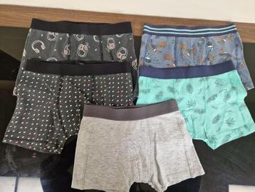 5x HEMA jongens boxershorts, maat 134/140 beschikbaar voor biedingen
