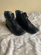 Leren instap hoge schoenen., Ophalen, Zwart, Overige typen, Gedragen