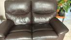 2 Zits leren bank met 2 relax gedeelte, Gebruikt, 150 tot 200 cm, Tweepersoons, Leer