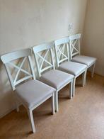 IKEA Ingolf, set of 4 chairs, Ophalen, Gebruikt, Wit, Vier