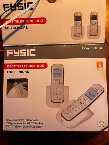 Fysic FX-9000 DUO DECT Telefoon voor Senioren - Nieuw beschikbaar voor biedingen