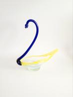 Prachtig glas glazen zwaan met kleur, Antiek en Kunst, Ophalen of Verzenden