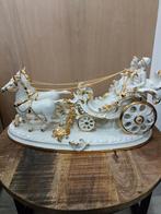 Capodimonte koets met paarden, Huis en Inrichting, Woonaccessoires | Overige, Ophalen of Verzenden