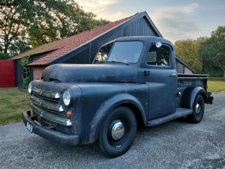 Dodge B-series 1/2 ton B3B Pick-Up 1953 – uniek exemplaar, Auto's, Oldtimers, Particulier, Dodge, Benzine, SUV of Terreinwagen